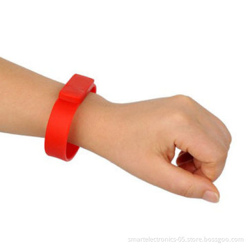 Bracelet USB Flash Drive with 64MB to 128GB Capacity, Free Printing, Packing